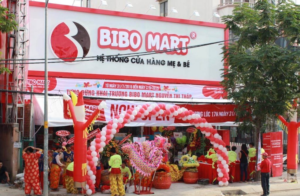 Địa chỉ cửa hàng Bibo Mart gần đây 